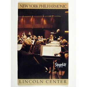 New York City Philharmonic Stagebill 1996 Kurt Masur Swan Lake Mindy Kaufman